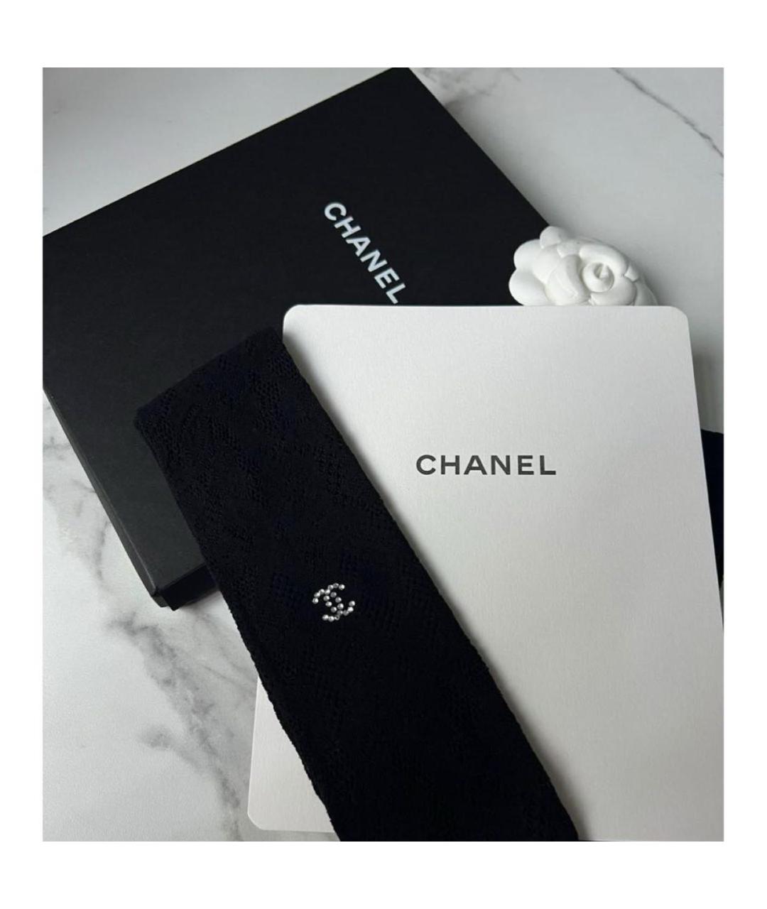 CHANEL Черные носки, чулки и колготы, фото 3