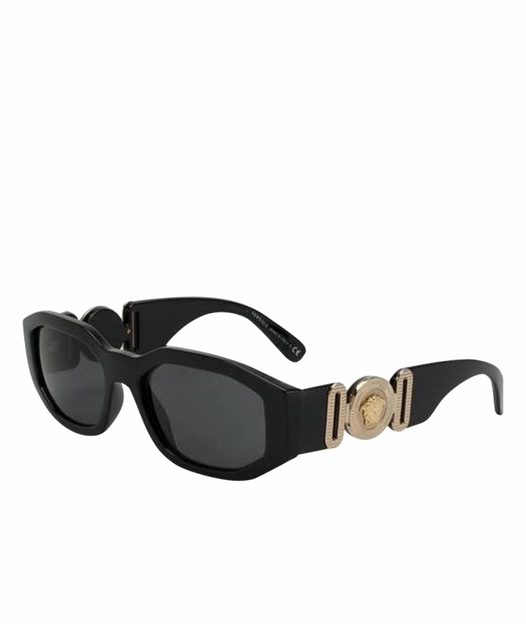VERSACE Черные солнцезащитные очки, фото 1