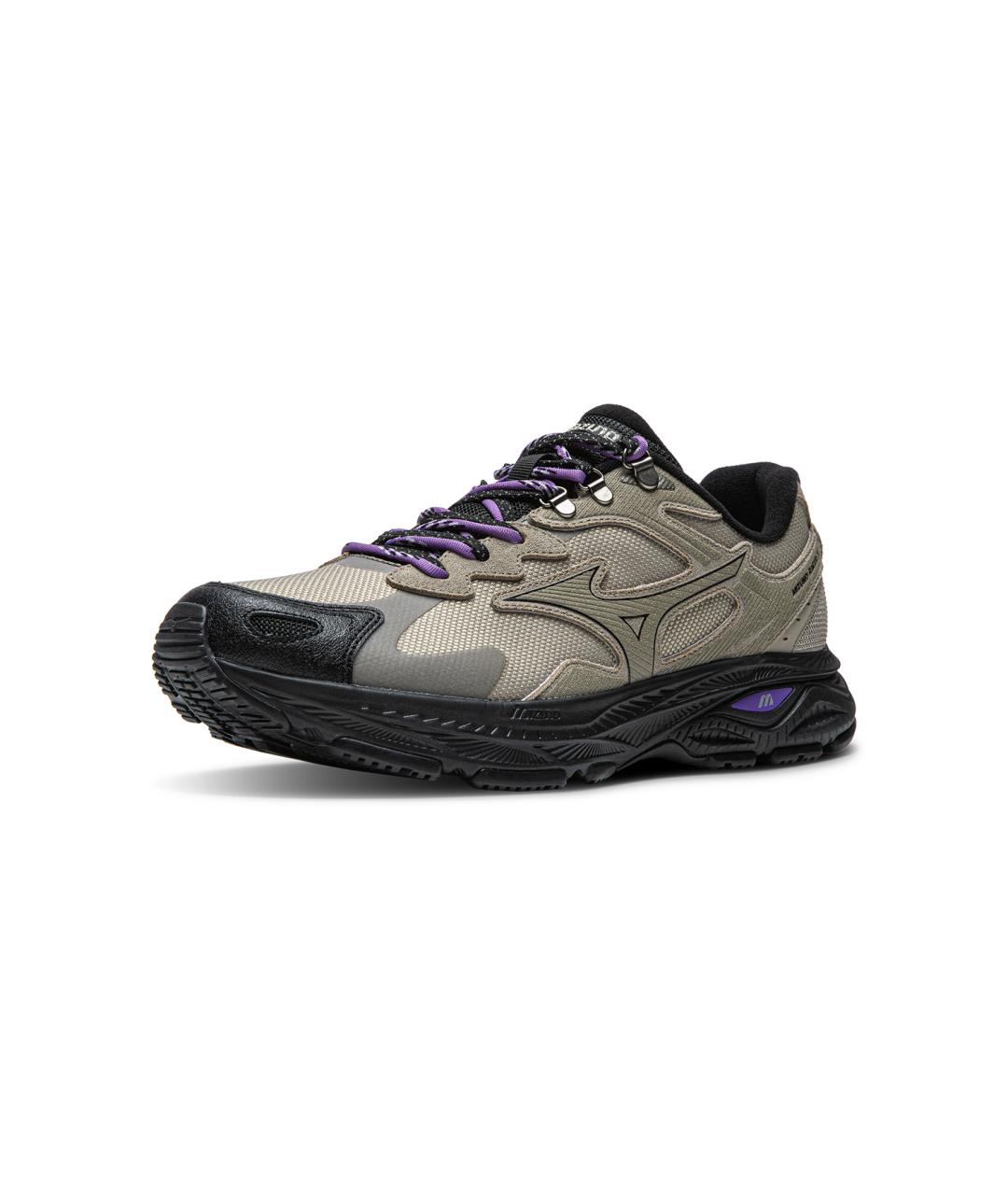 MIZUNO Хаки текстильные кроссовки, фото 2