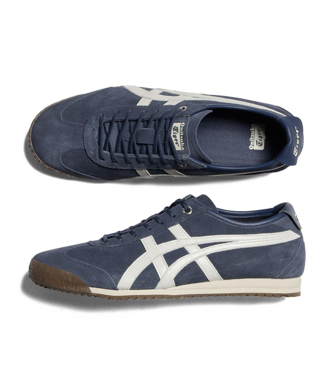 ONITSUKA TIGER Синие замшевые кеды, фото 6