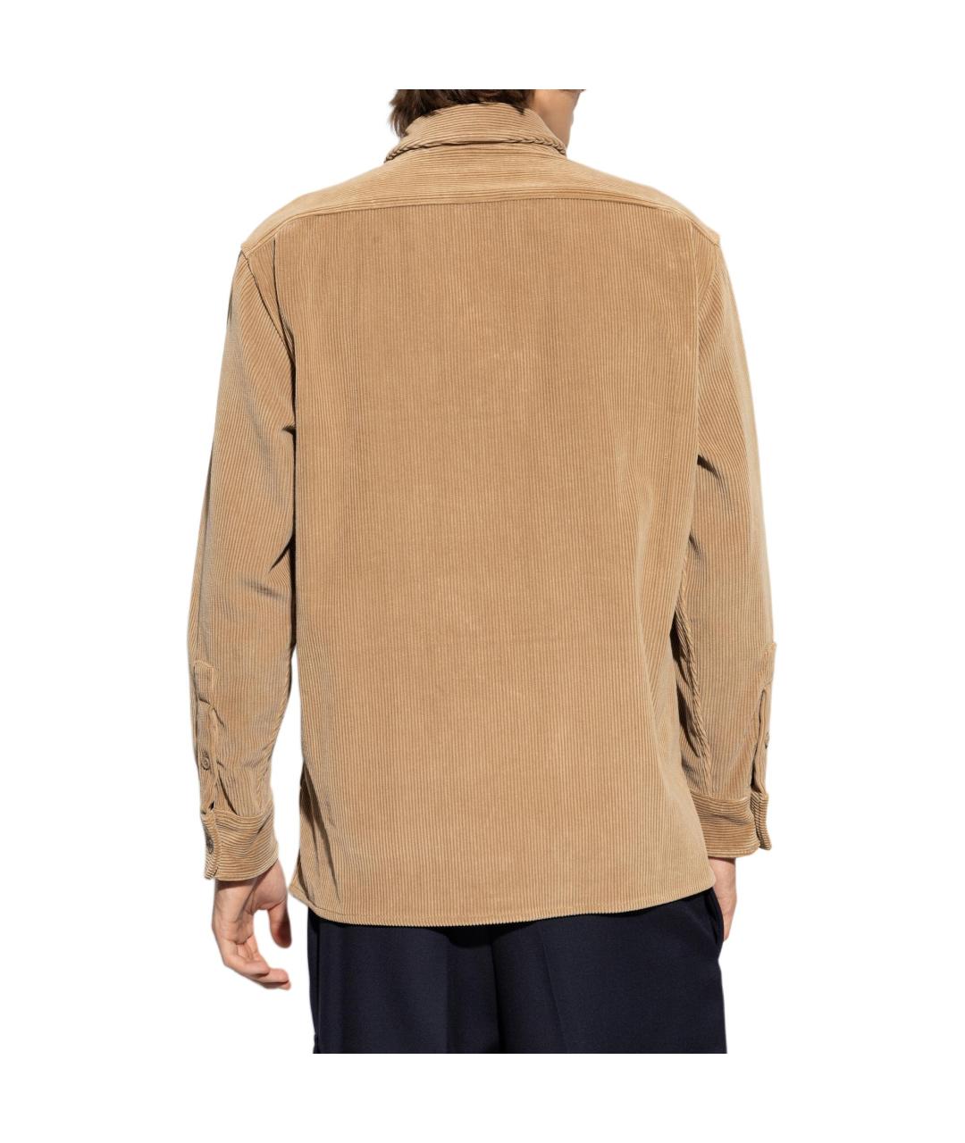 BURBERRY Бежевая кэжуал рубашка, фото 3