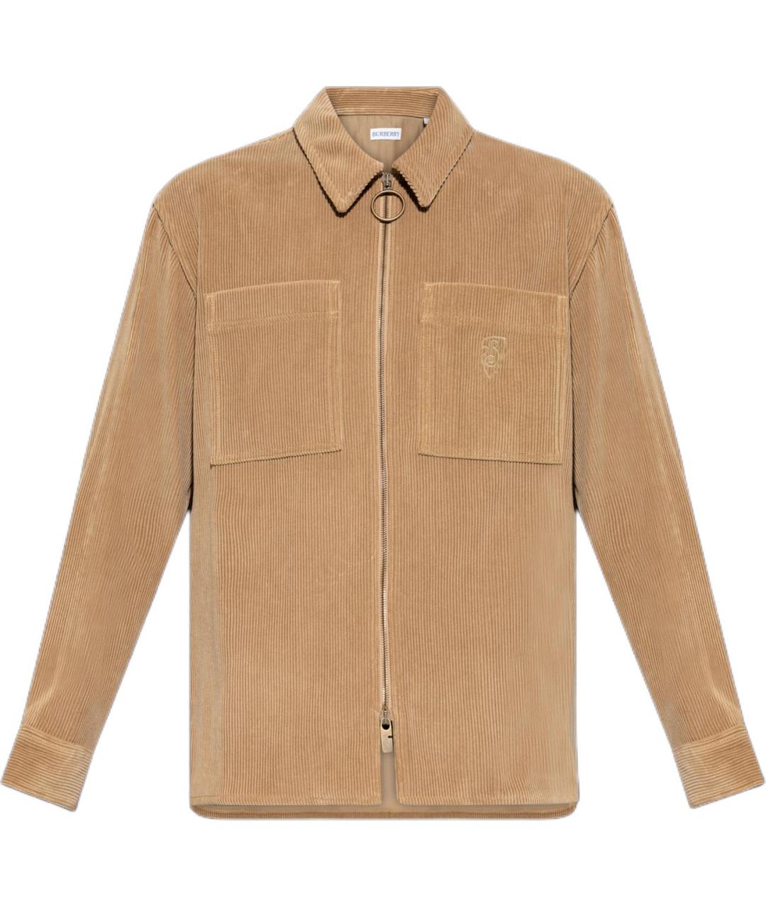 BURBERRY Бежевая кэжуал рубашка, фото 1