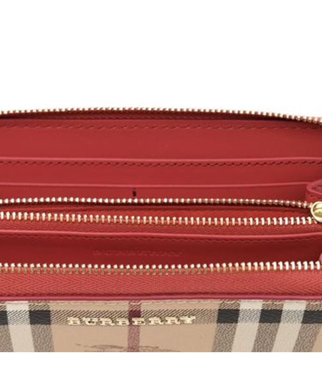 BURBERRY Бежевый кошелек, фото 4