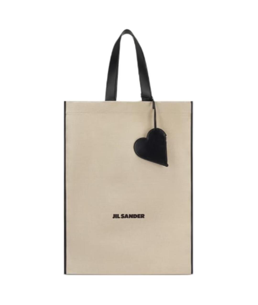 JIL SANDER Бежевая сумка через плечо, фото 1