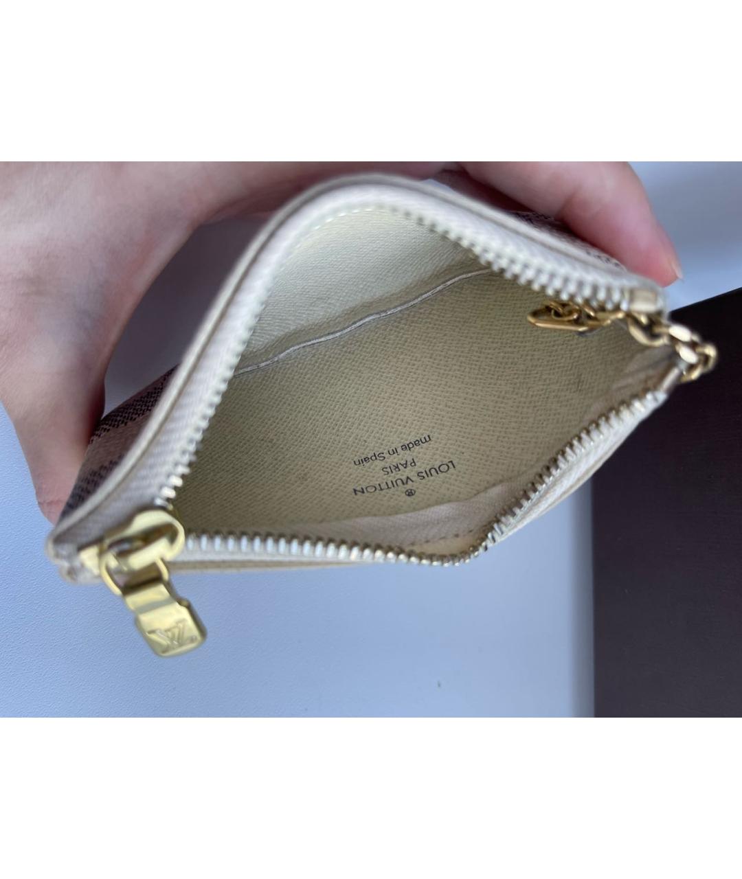 LOUIS VUITTON Белый кардхолдер, фото 4