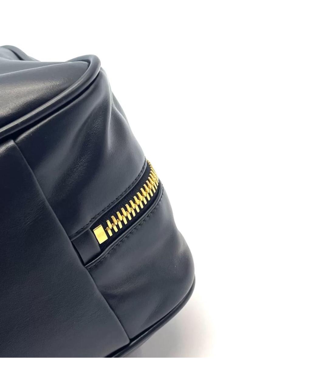 MIU MIU Черная кожаная дорожная/спортивная сумка, фото 4