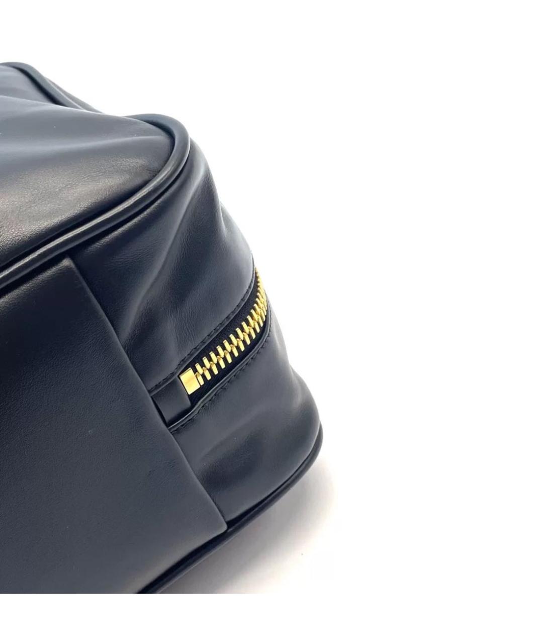 MIU MIU Черная кожаная дорожная/спортивная сумка, фото 3