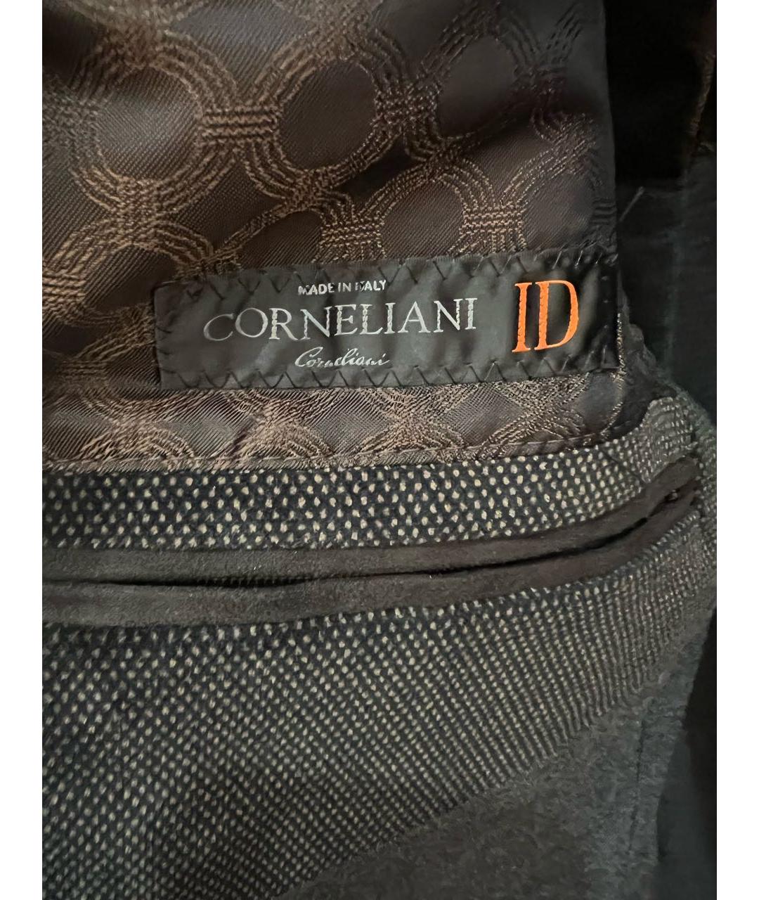 CORNELIANI Коричневый полиэстеровый пиджак, фото 5