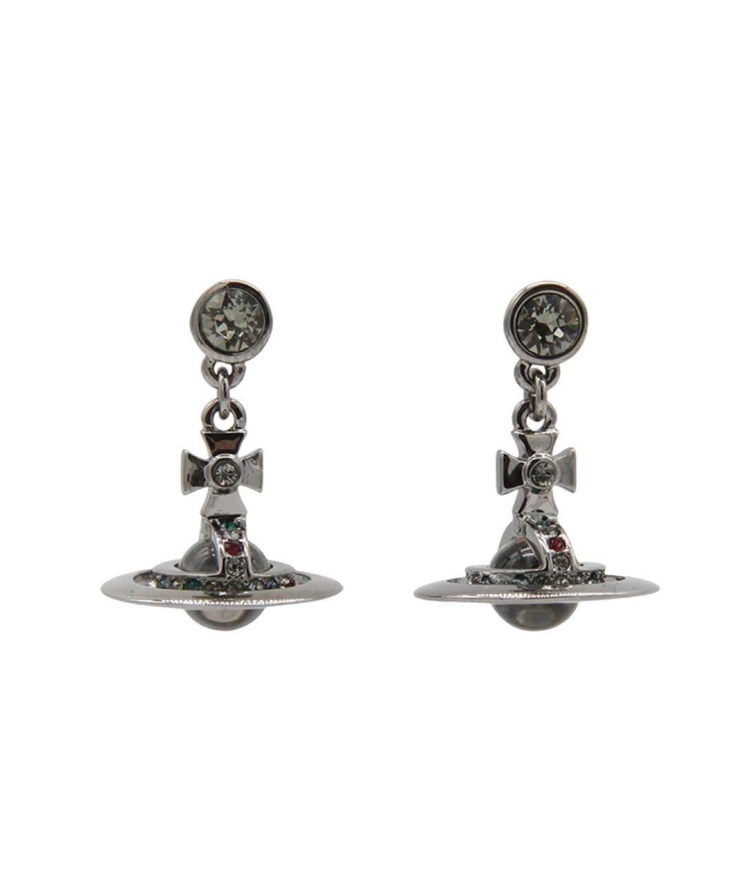 VIVIENNE WESTWOOD Серебряные металлические серьги, фото 3