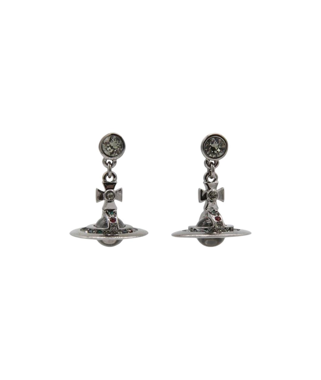 VIVIENNE WESTWOOD Серебряные металлические серьги, фото 1
