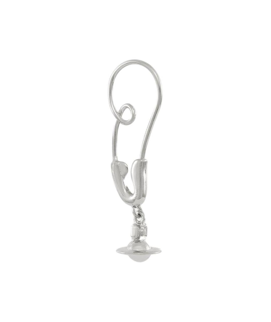 VIVIENNE WESTWOOD Серебряные металлические серьги, фото 1