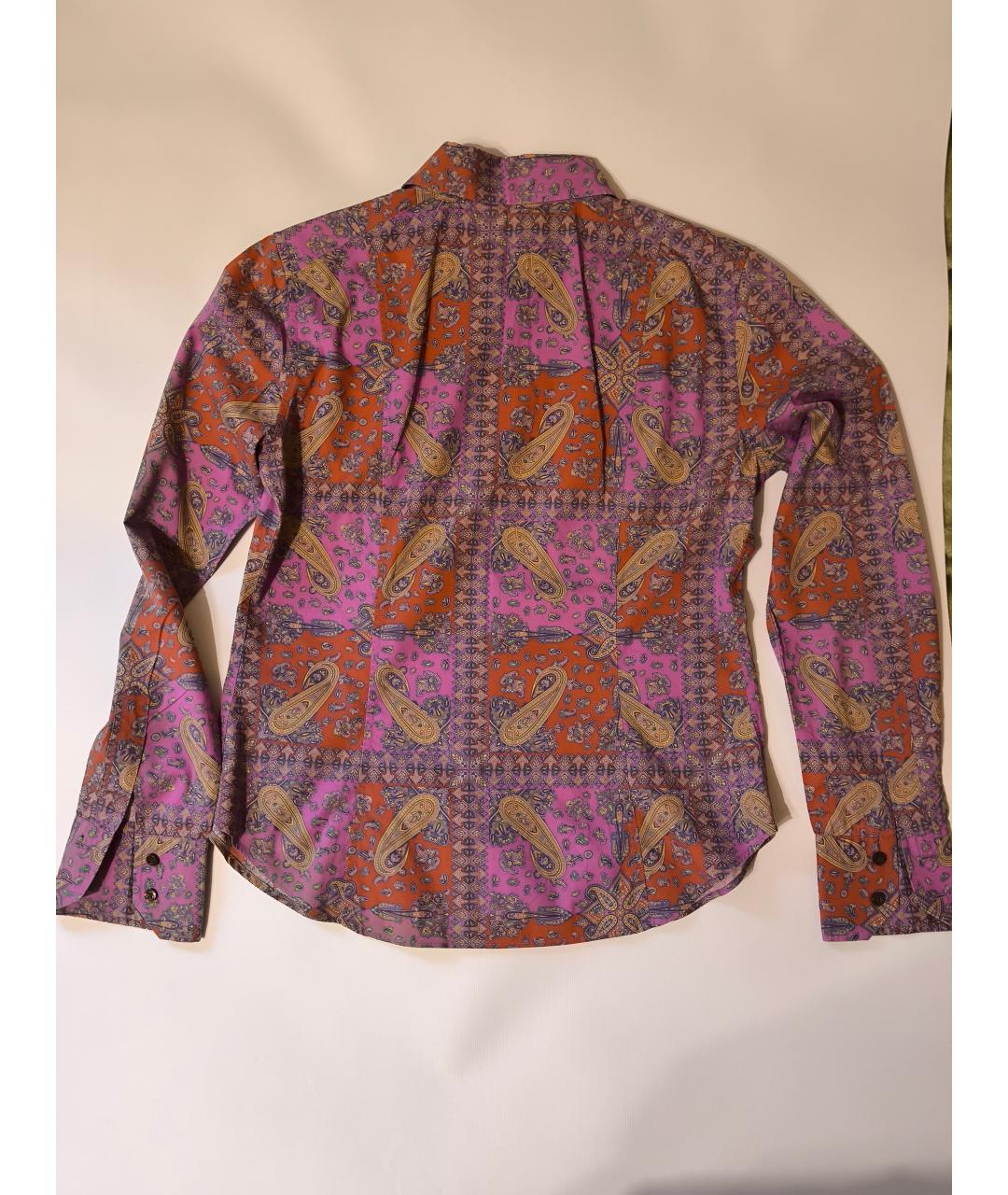 ETRO Розовая хлопковая рубашка, фото 2