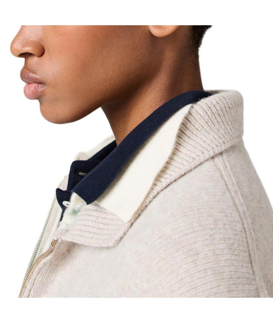 MIU MIU Бежевый джемпер / свитер, фото 5