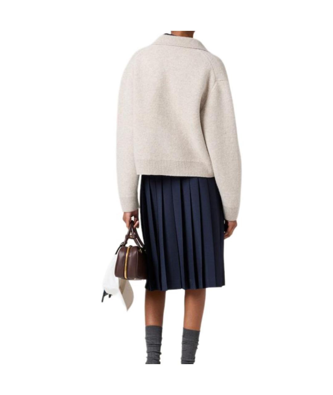 MIU MIU Бежевый джемпер / свитер, фото 3