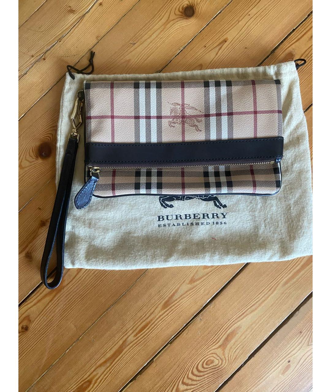 BURBERRY Бежевая сумка с короткими ручками, фото 5