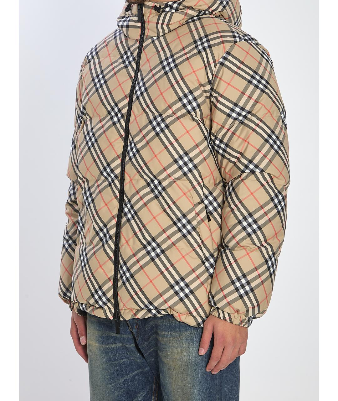 BURBERRY Мульти полиэстеровая куртка, фото 3