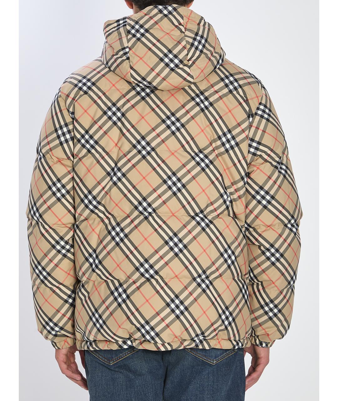 BURBERRY Мульти полиэстеровая куртка, фото 5