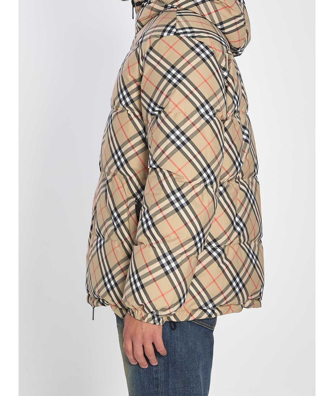 BURBERRY Мульти полиэстеровая куртка, фото 4