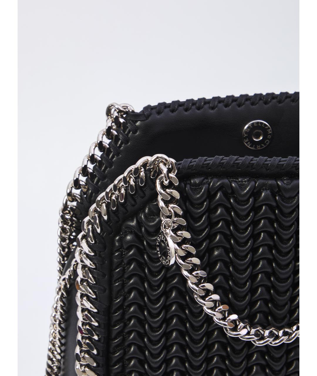 STELLA MCCARTNEY Черная синтетическая сумка через плечо, фото 3