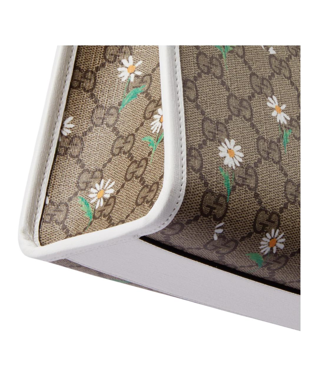 GUCCI Коричневая сумка с короткими ручками, фото 6