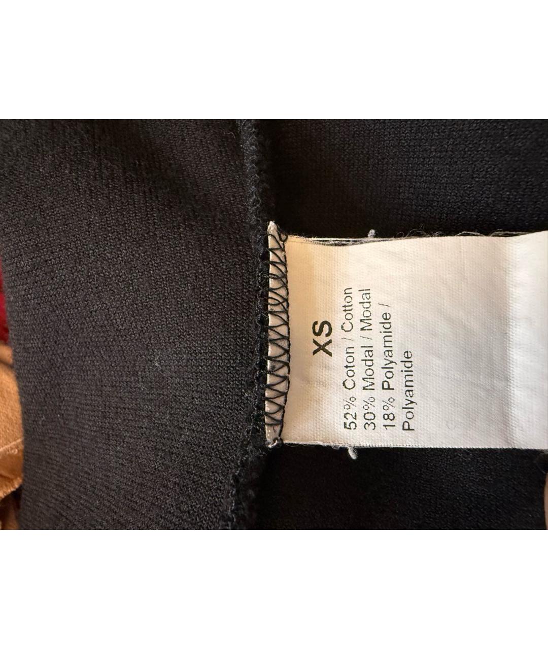 SONIA RYKIEL Черное бархатное повседневное платье, фото 4