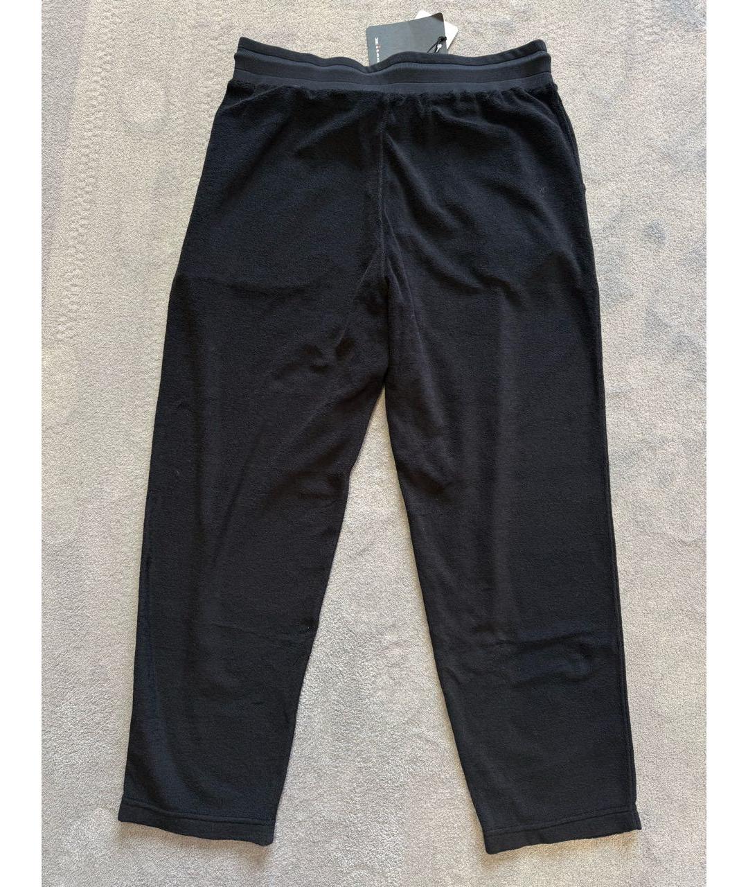 KITON Черные хлопковые повседневные брюки, фото 2