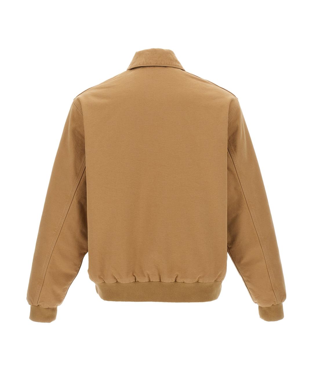 CARHARTT WIP Коричневая хлопковая куртка, фото 2