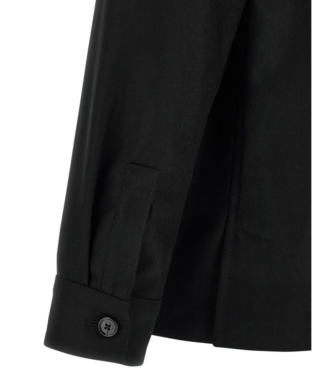 ZEGNA Черная шерстяная куртка, фото 4