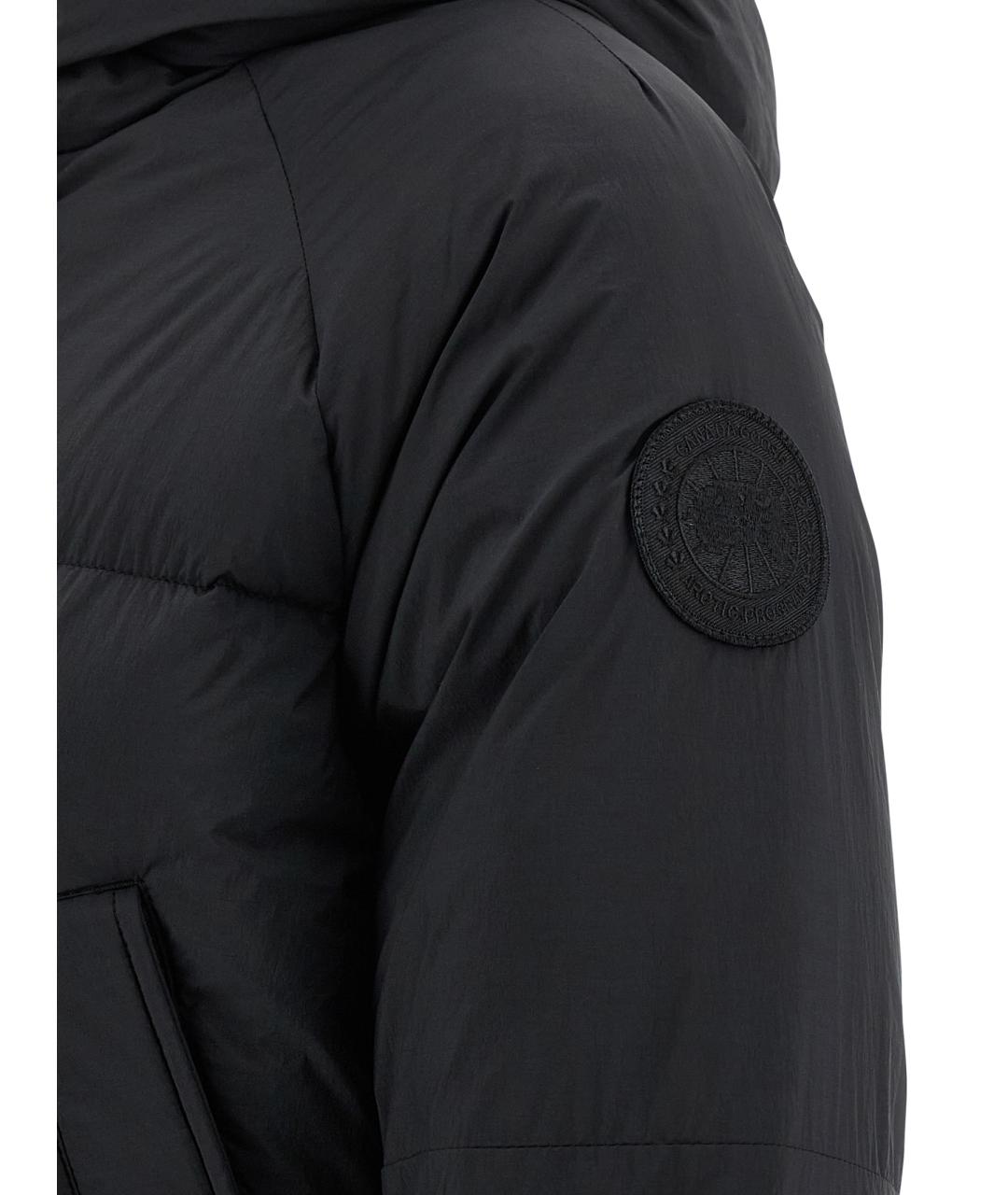 CANADA GOOSE Черная полиамидовая куртка, фото 4