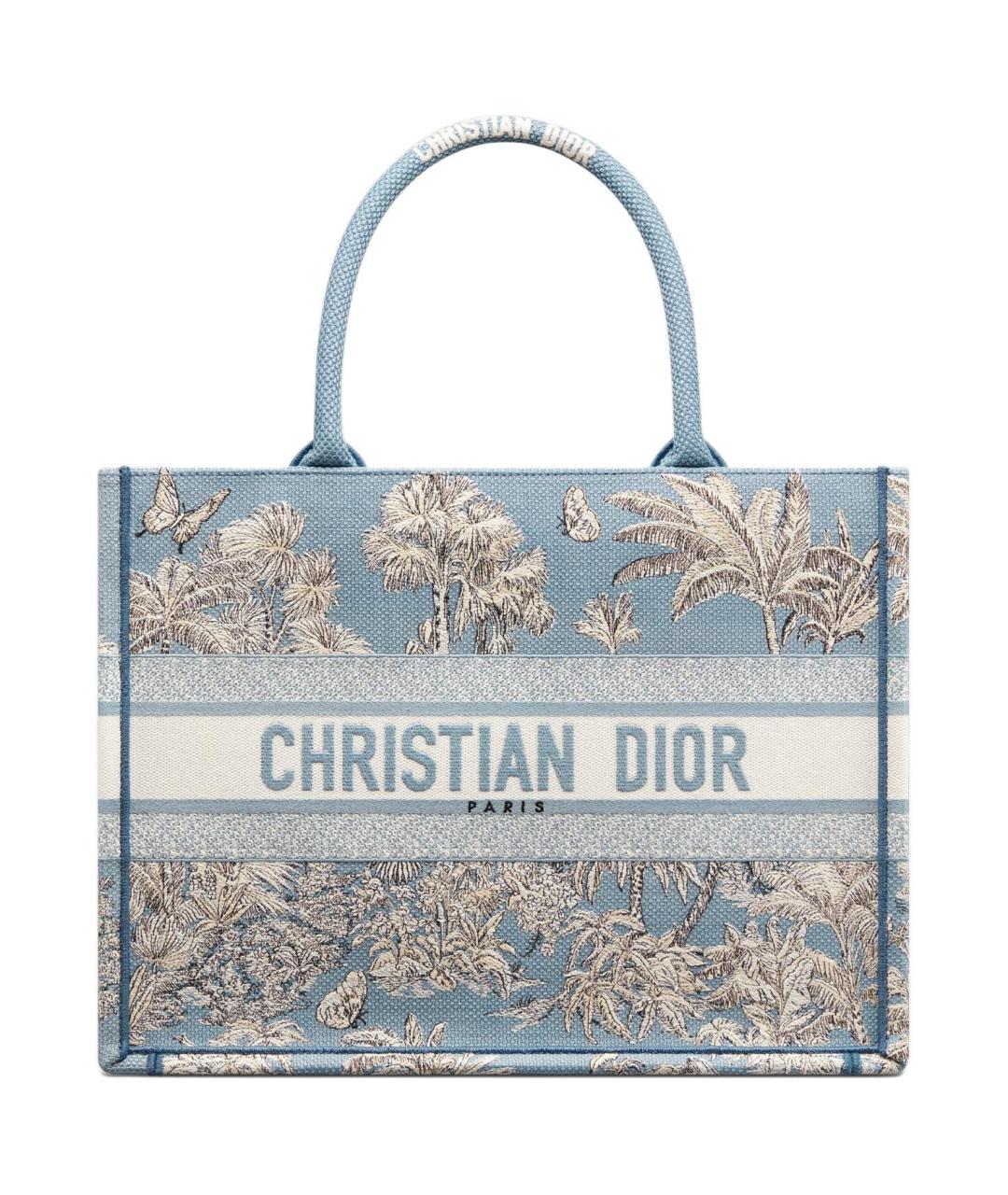 CHRISTIAN DIOR Голубая сумка с короткими ручками, фото 1