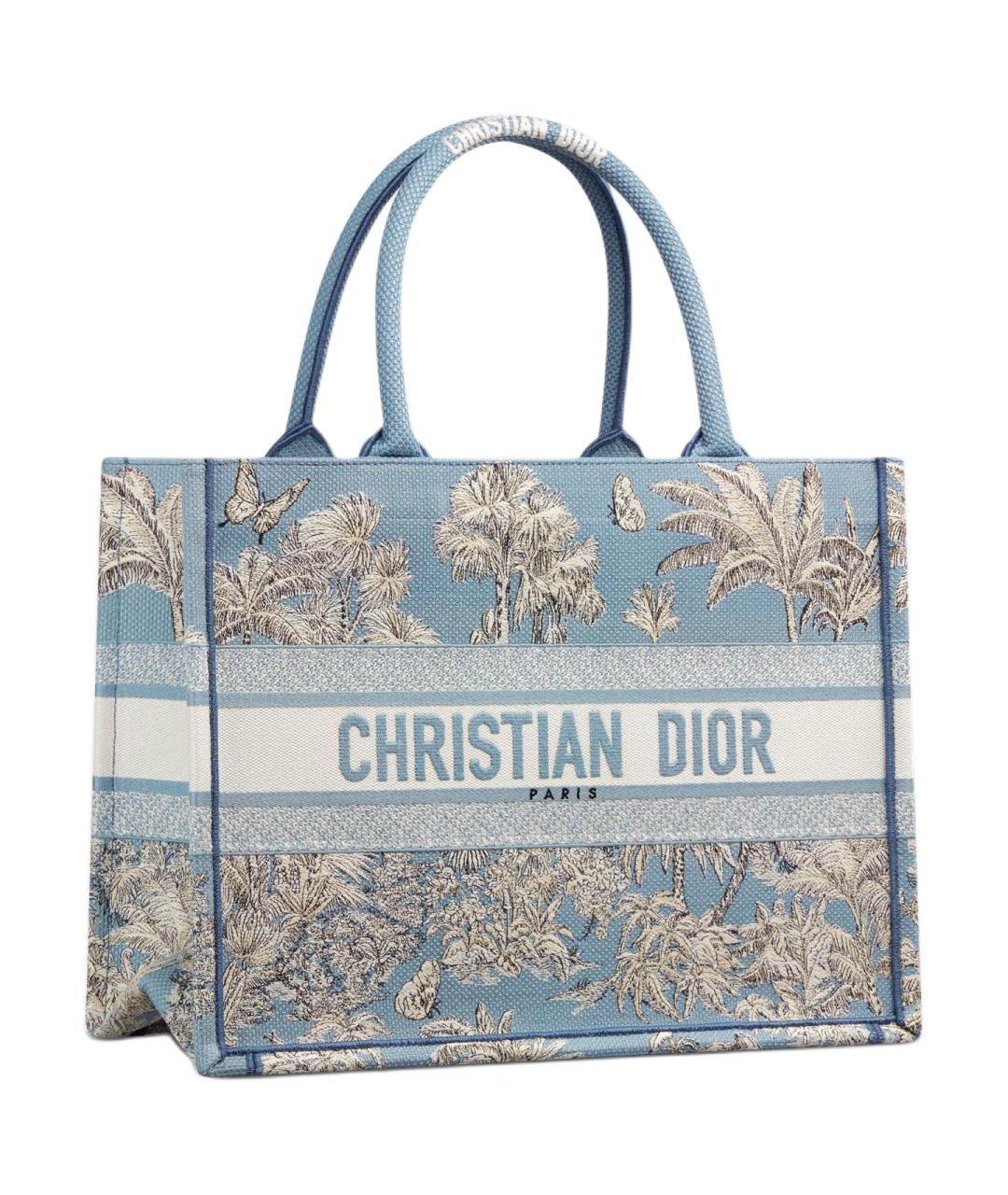 CHRISTIAN DIOR Голубая сумка с короткими ручками, фото 2