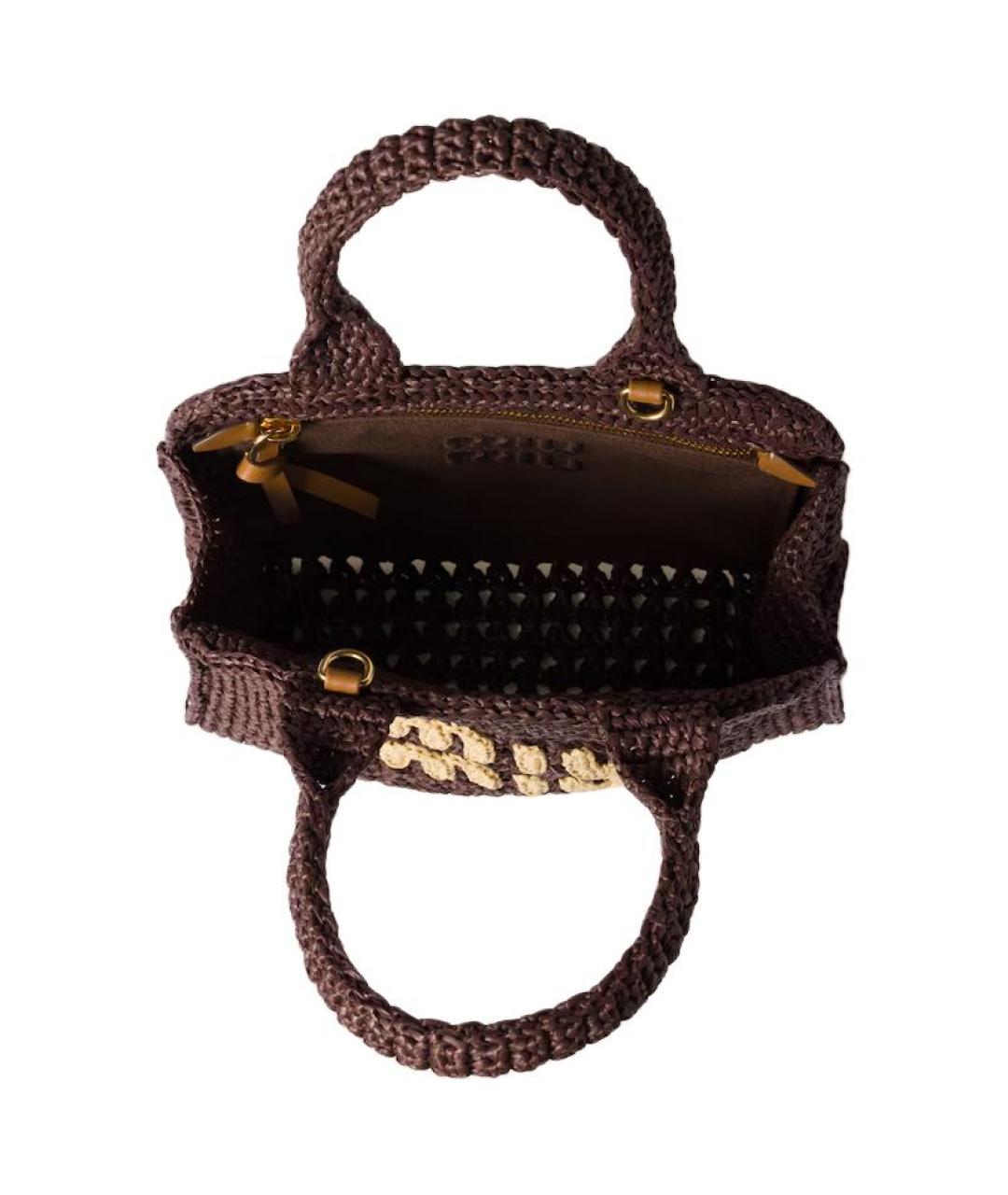 MIU MIU Коричневая сумка через плечо, фото 4