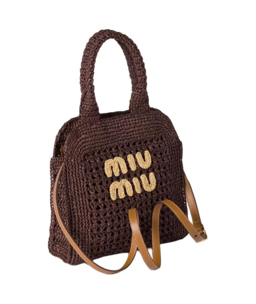 MIU MIU Коричневая сумка через плечо, фото 2