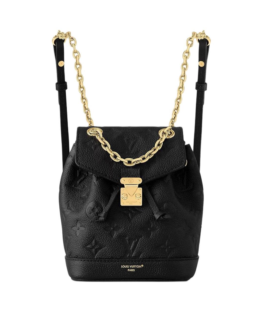 LOUIS VUITTON Черный кожаный рюкзак, фото 1
