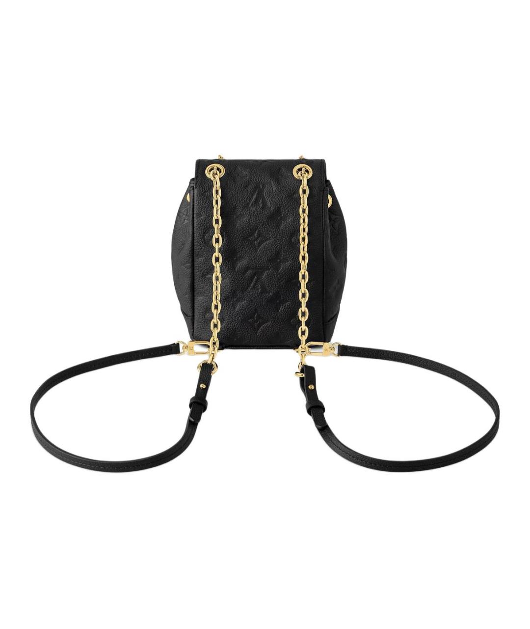 LOUIS VUITTON Черный кожаный рюкзак, фото 3