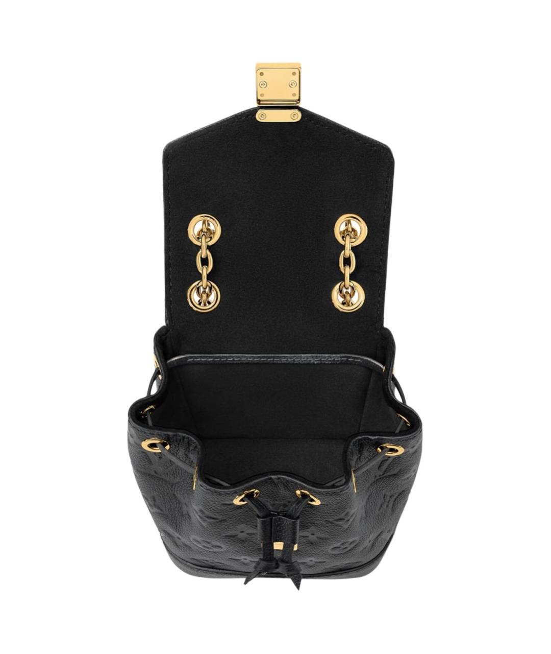 LOUIS VUITTON Черный кожаный рюкзак, фото 4