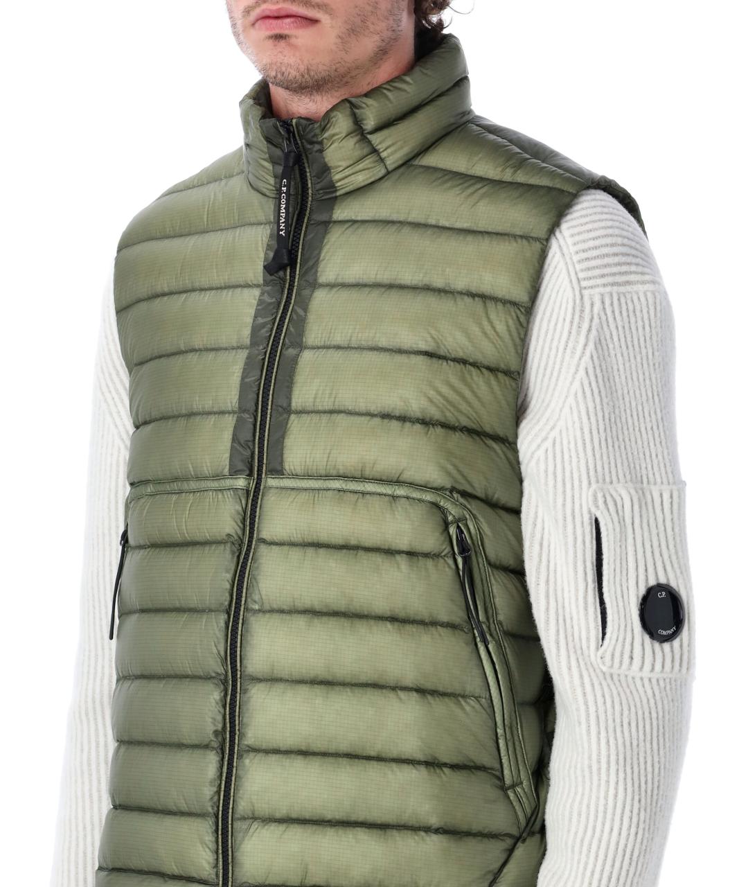 CP COMPANY Зеленый полиамидовый жилет, фото 3