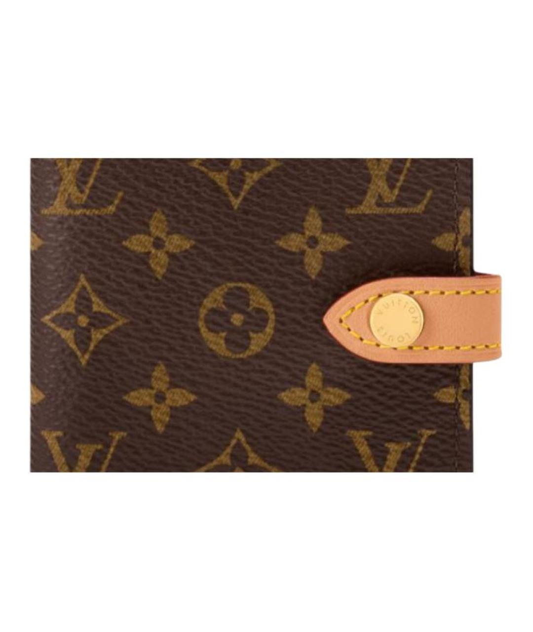 LOUIS VUITTON Коричневая косметичка, фото 4