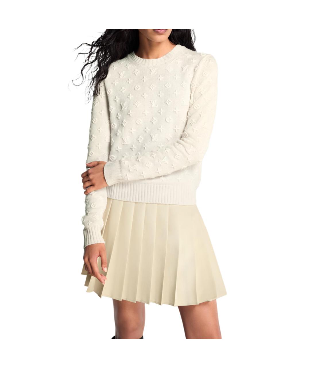 LOUIS VUITTON Бежевый джемпер / свитер, фото 5