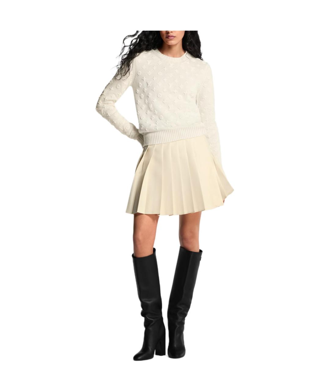 LOUIS VUITTON Бежевый джемпер / свитер, фото 4