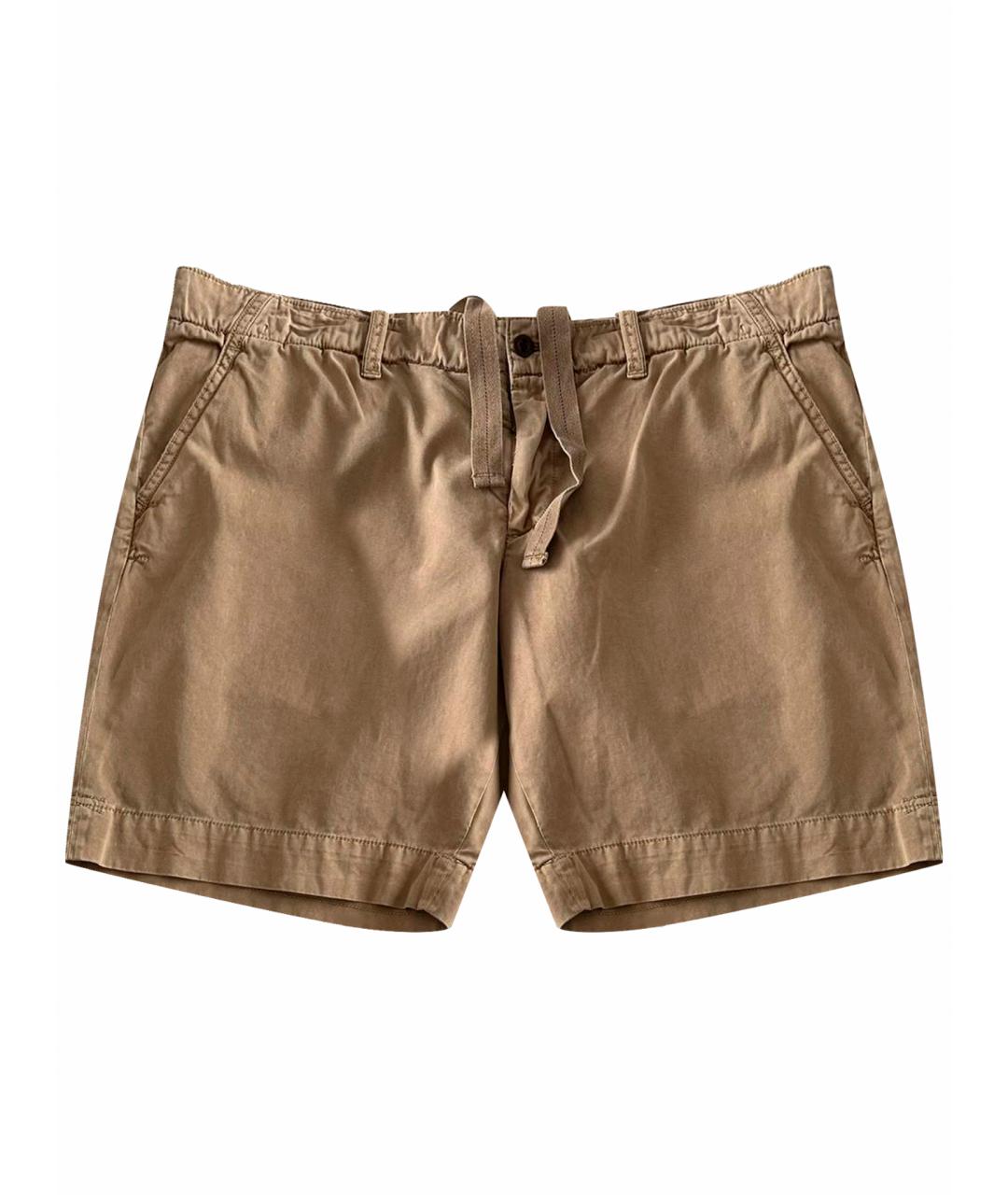 POLO RALPH LAUREN Бежевые хлопковые шорты, фото 1