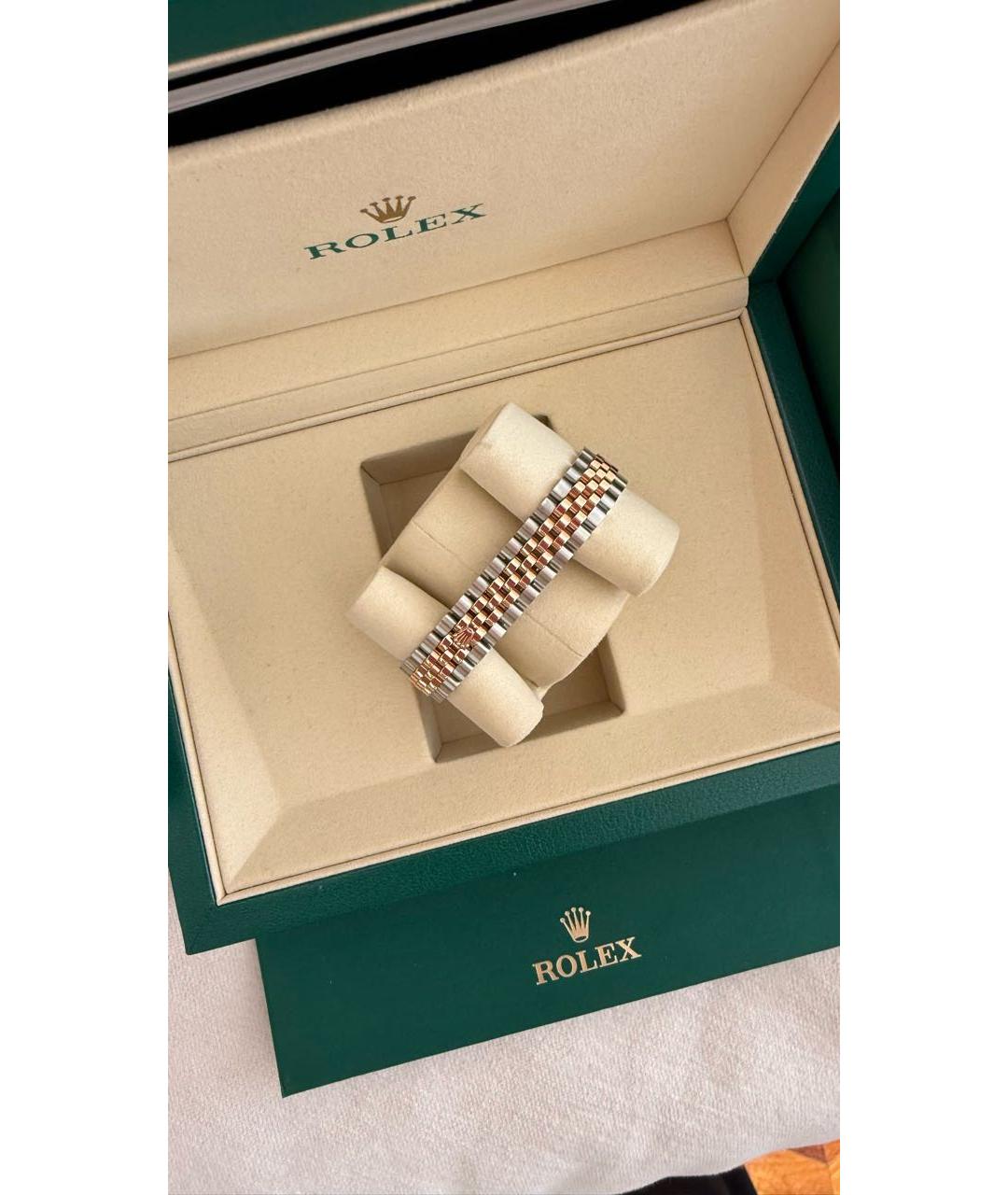 ROLEX Розовые часы из розового золота, фото 4
