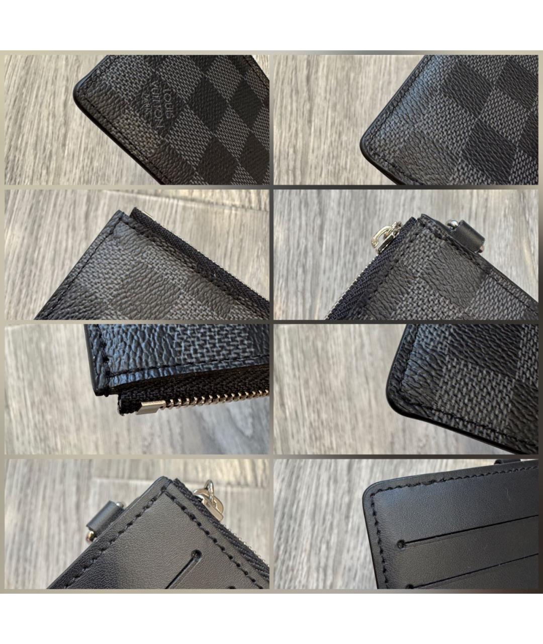 LOUIS VUITTON Черный кардхолдер, фото 8