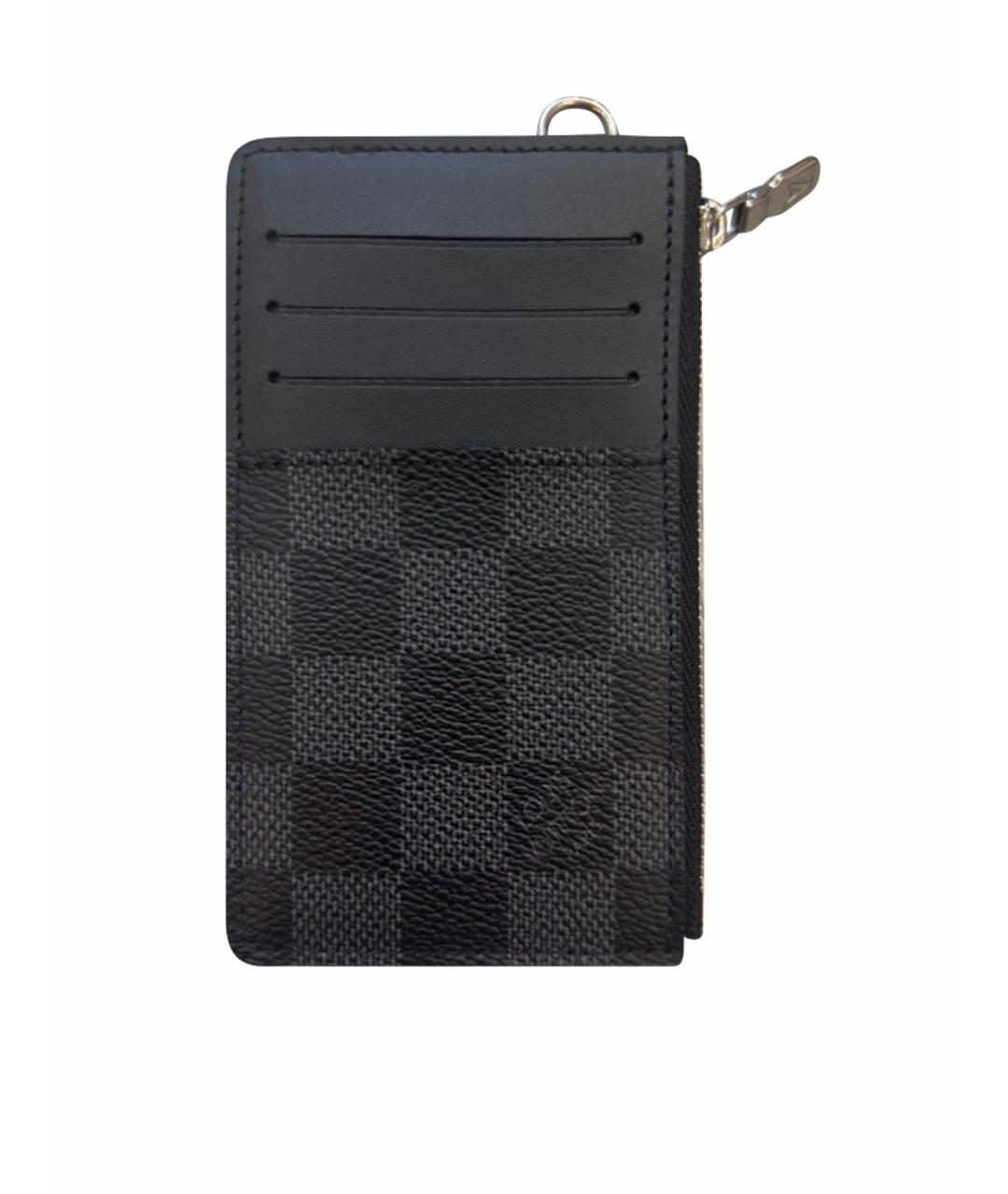 LOUIS VUITTON Черный кардхолдер, фото 1