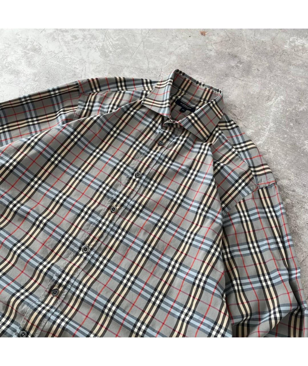 BURBERRY Мульти хлопковая кэжуал рубашка, фото 2
