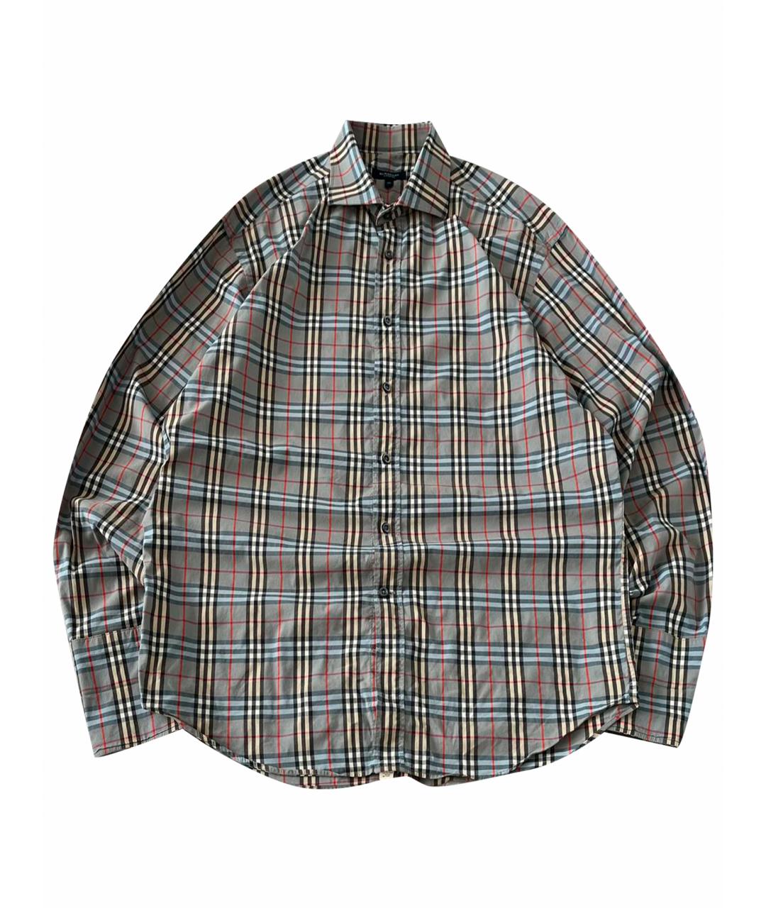 BURBERRY Мульти хлопковая кэжуал рубашка, фото 1