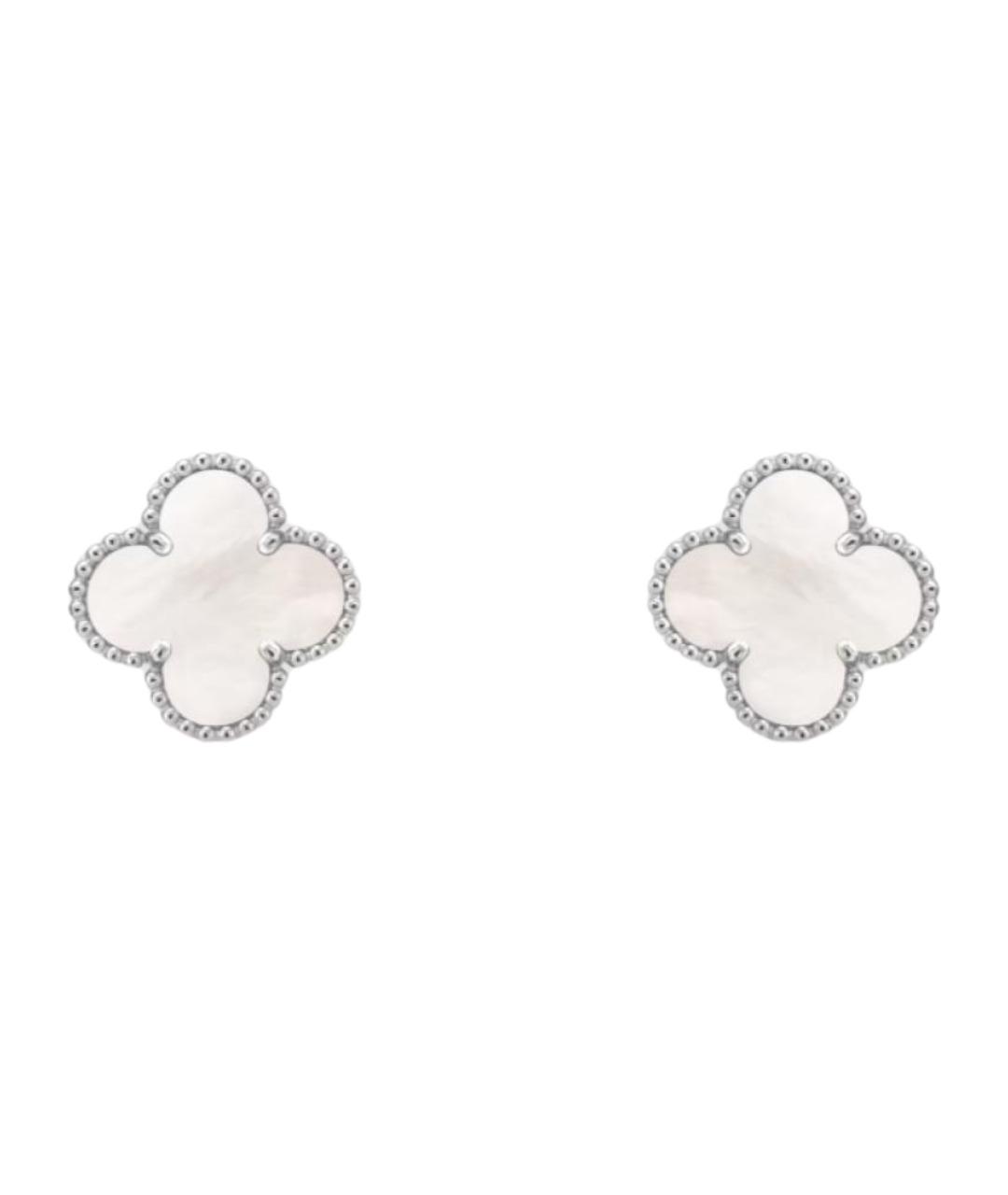 VAN CLEEF & ARPELS Белые серьги из белого золота, фото 1