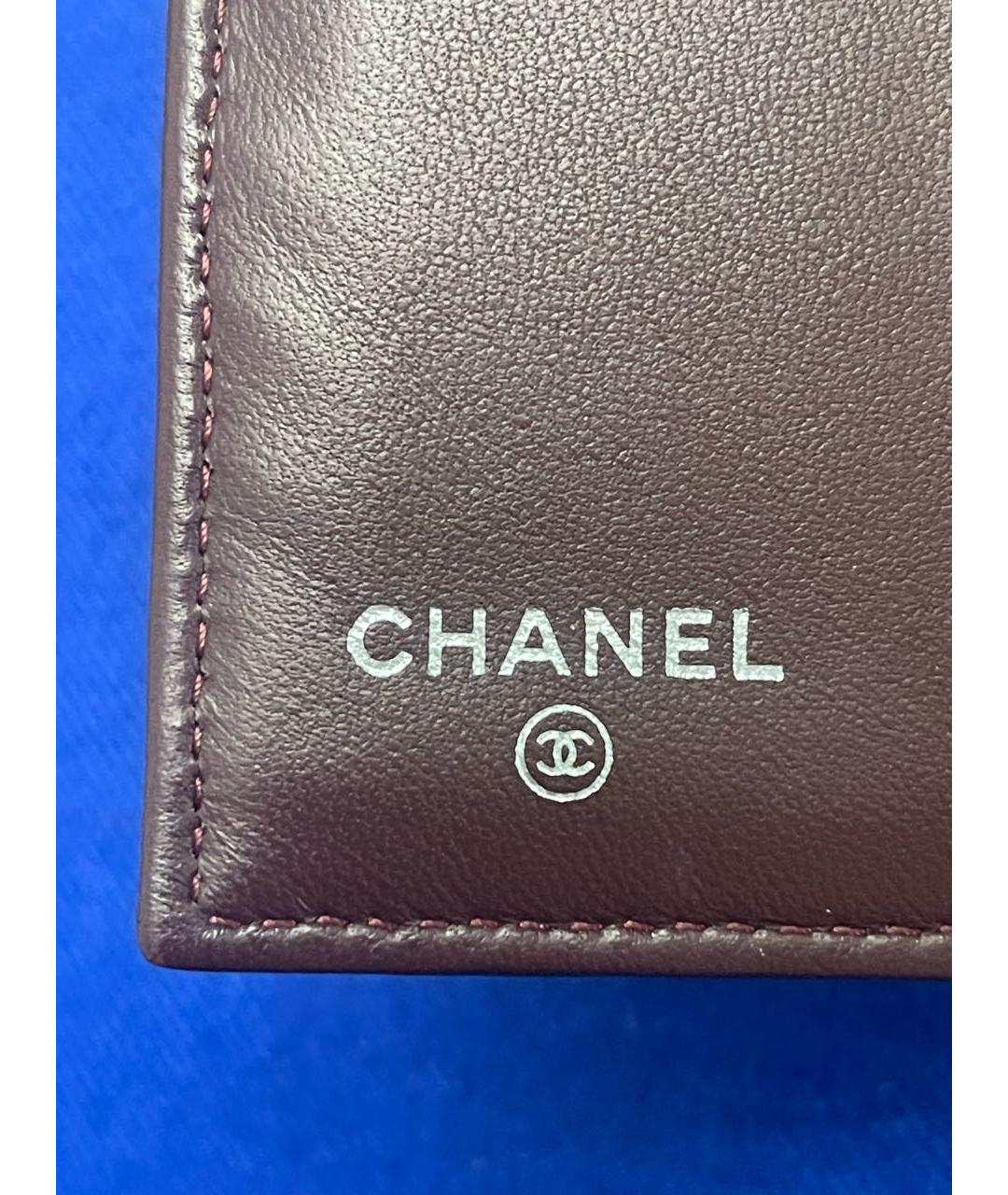 CHANEL Черный кожаный кошелек, фото 7