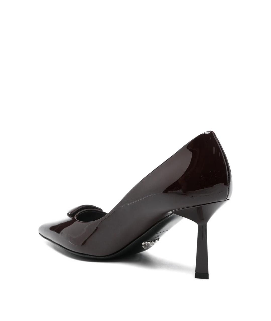 PRADA Бордовые туфли, фото 3