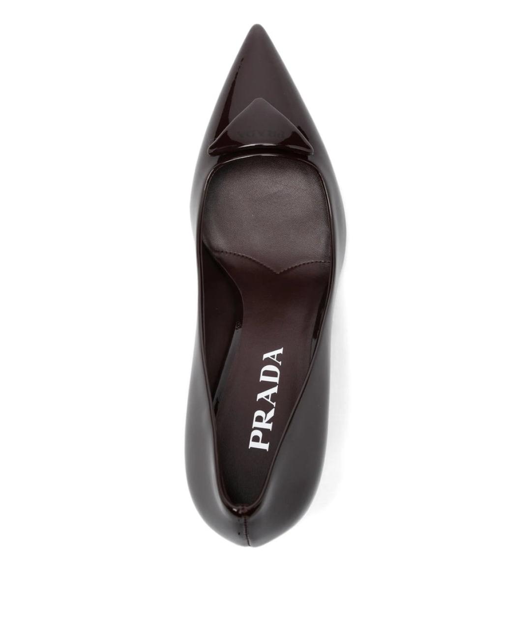 PRADA Бордовые туфли, фото 2